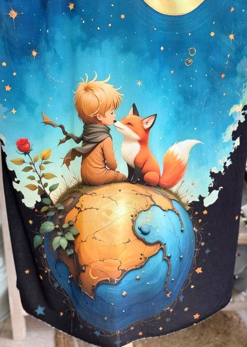 Robe courte ou tunique longue multicolore Le Petit Prince du 42 au 52   