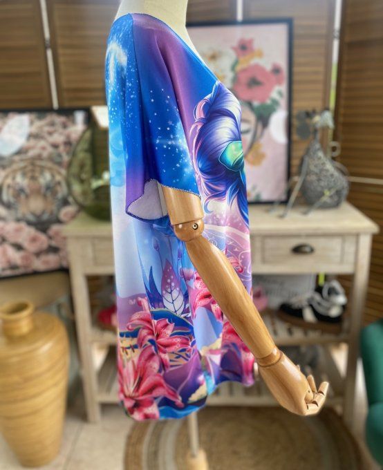 Top fin ample tons lilas parme La Fée Clochette du 40 au 52 