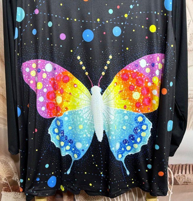 Lot de 2 Tops manches longues Papillon + Betty Boop du 42 au 56/58 