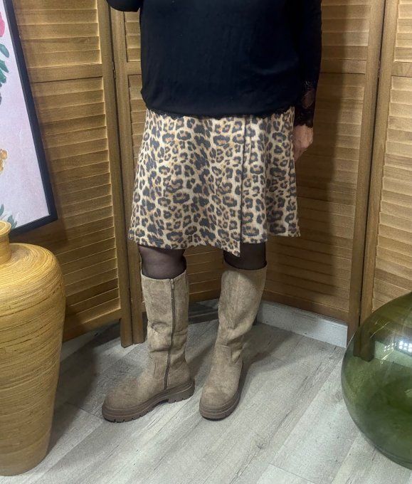 Bottes suédine beige confort ++++ du 38 au 41 