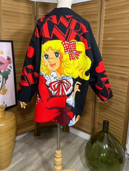 Veste blazer noire Au Pays de Candy Nostalgie du 42 au 52 et même + 