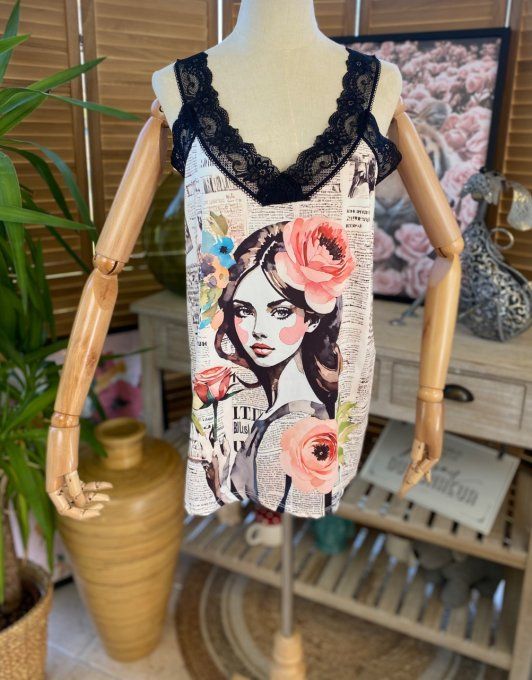 Grande écharpe viscose spirales et bulles camaïeu prune violine rose or