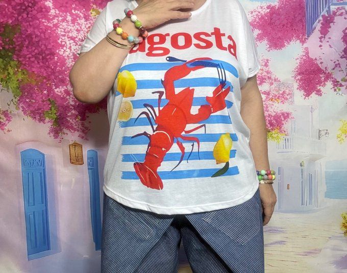 Bracelet ARTISANAL extensible N°1 perles multicolores apprêts strass dorés TOUTES TAILLES