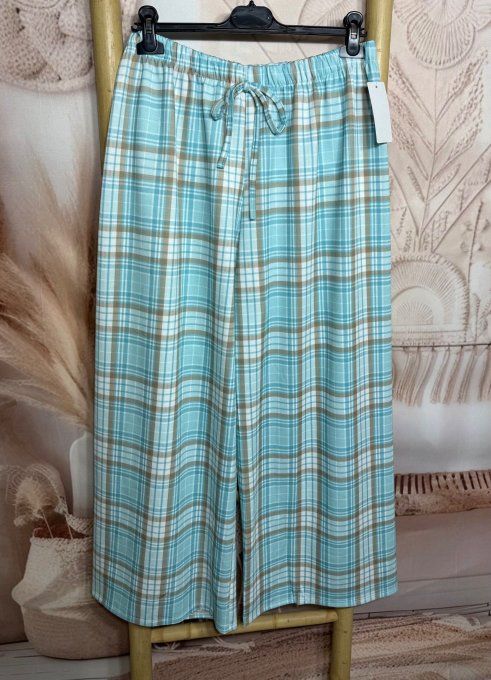 Lot de 2 Pantalons palazzos Jacquard confort ++++ du 40 au 50/52 