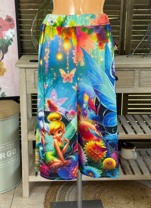Ensemble bermuda façon Jort + top  La Fée Clochette du 40 au 52 