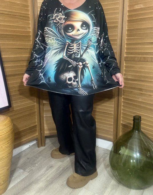 Top manches longues Skeleton Little Butterfly Girl du 40 au 52 