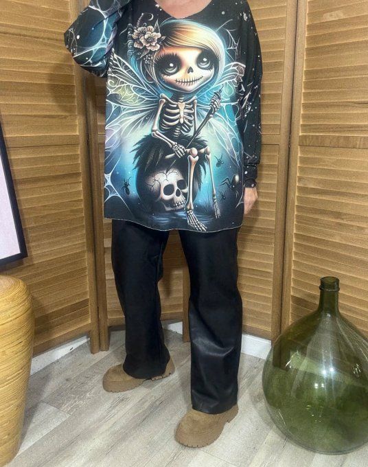 Top manches longues Skeleton Little Butterfly Girl du 40 au 52 