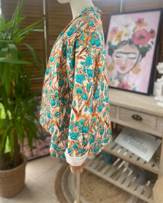 veste zippée à capuche suédine noire du 42 au 50/52