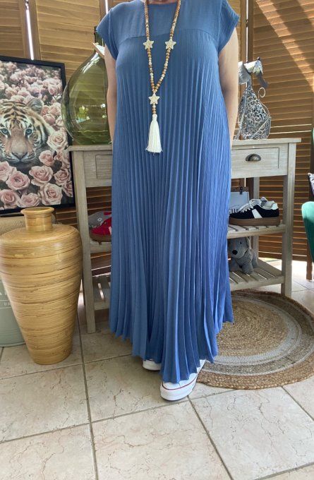 Chemise ample jeans brut souple manches bouffantes dos fantaisie  du 40 au 52