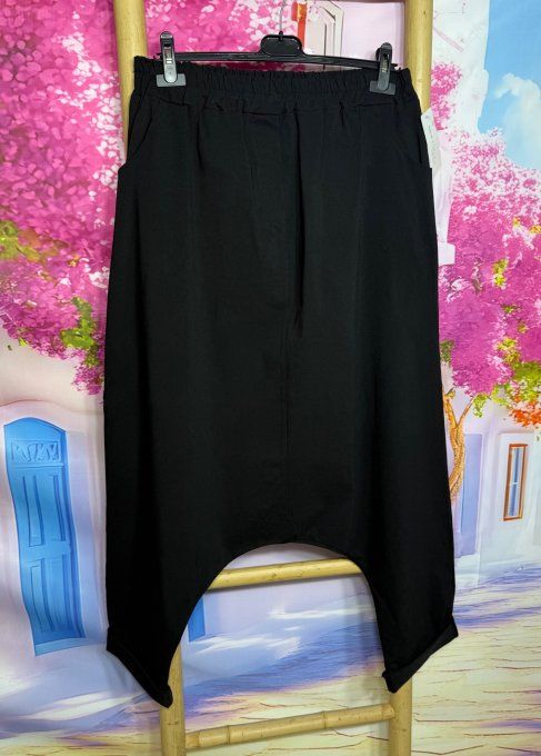Pantalon sarouel noir "magique" stretch confort ++++ du 40 au 48/50 
