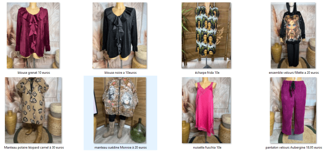 Lot réservé pour Stéphanie !!!  (14 articles) 