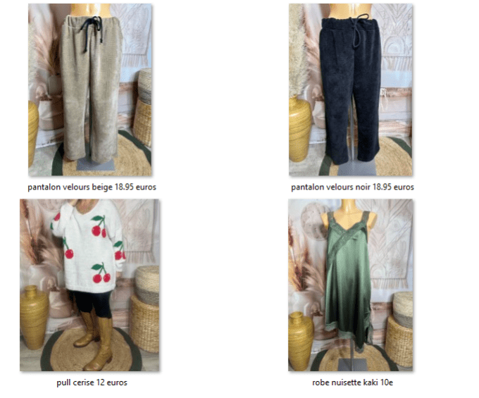 Lot réservé pour Stéphanie !!!  (14 articles) 