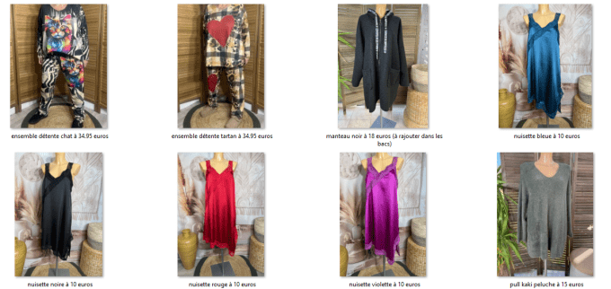 Lot réservé pour Stéphanie !!!  (13 articles) 