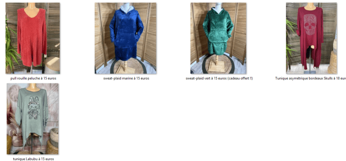 Lot réservé pour Stéphanie !!!  (13 articles) 